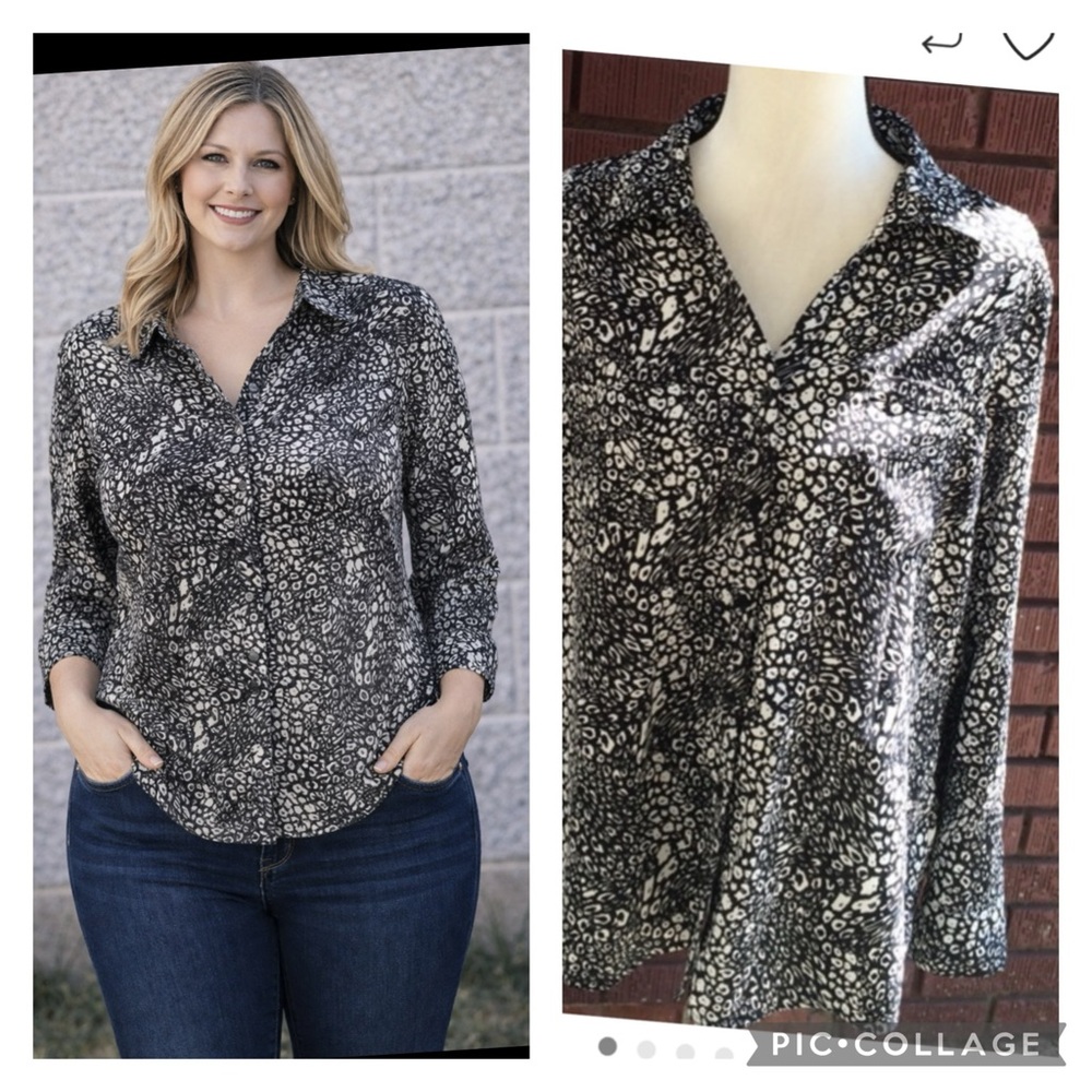 New w/ot tags never worn button down blouse